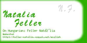 natalia feller business card